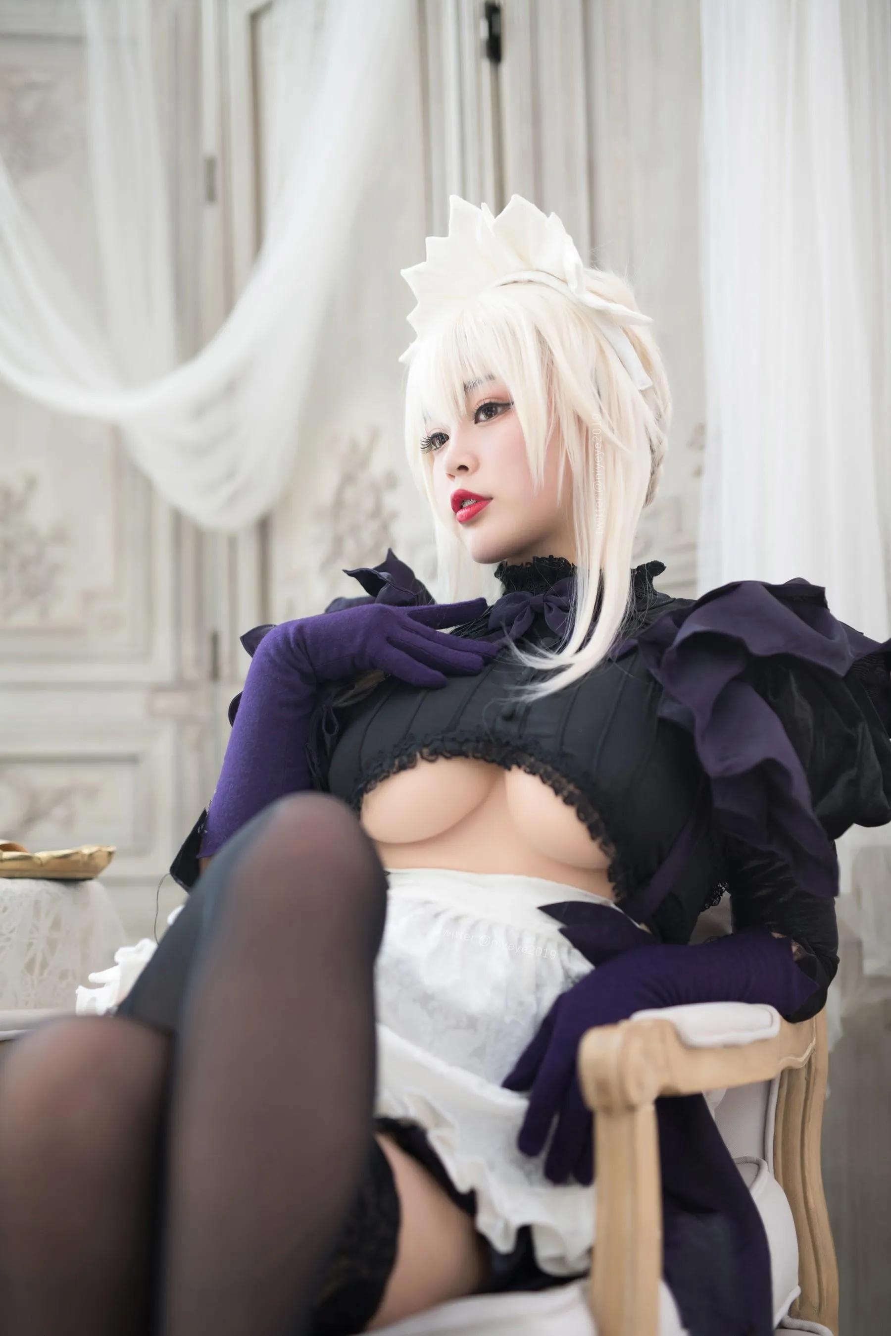白烨 – NO.53 黑枪呆女仆 [51P]插图